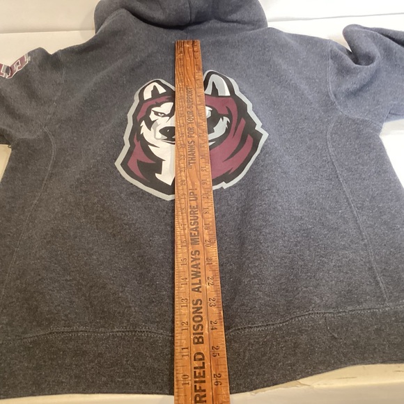 Bloomsburg University Huskies Men’s Hoodie size medium Russell Athletic - Picture 12 of 13
